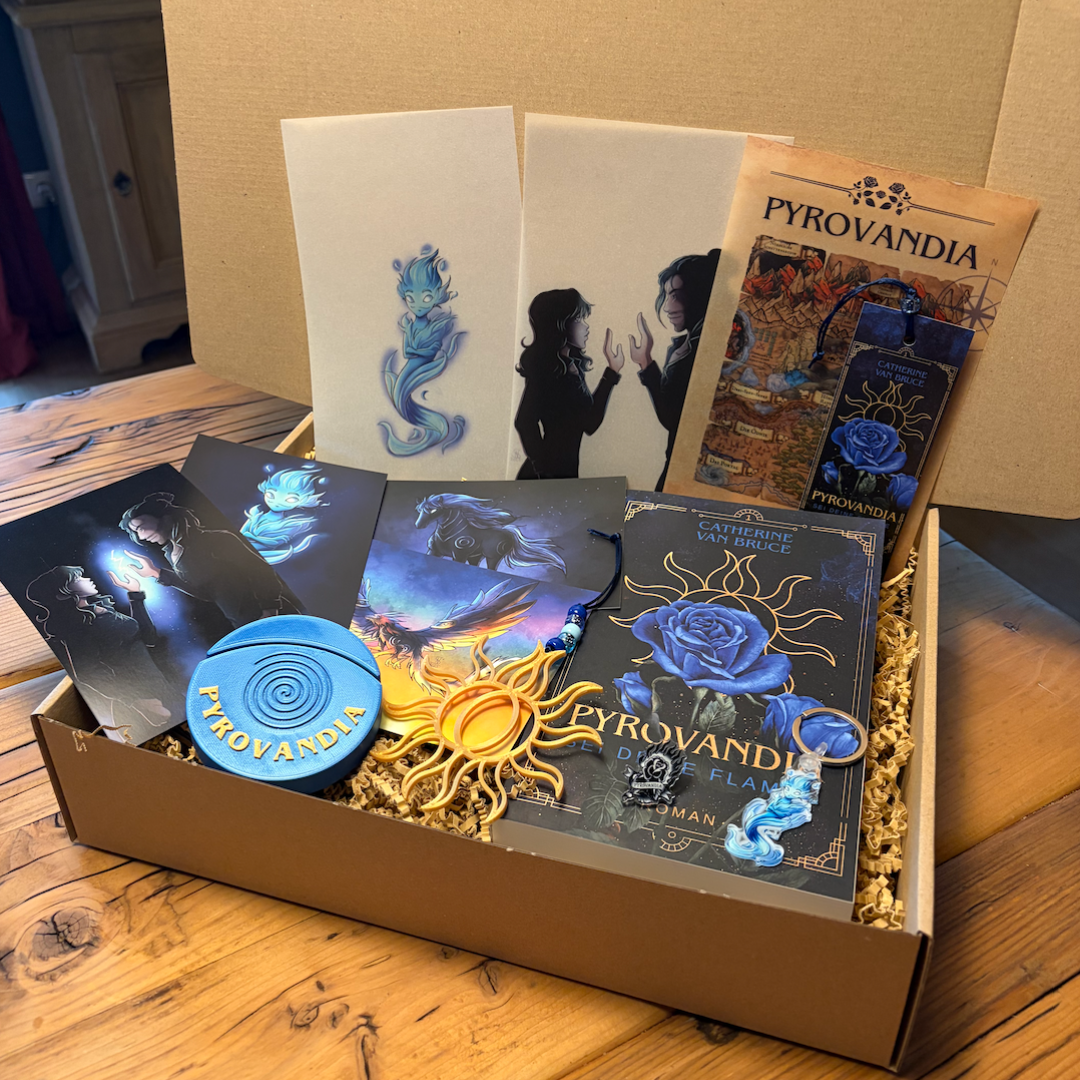 Pyrovandia Buchbox | "Charakterkarten- & Page-Overlay-Liebe" | Taschenbuch