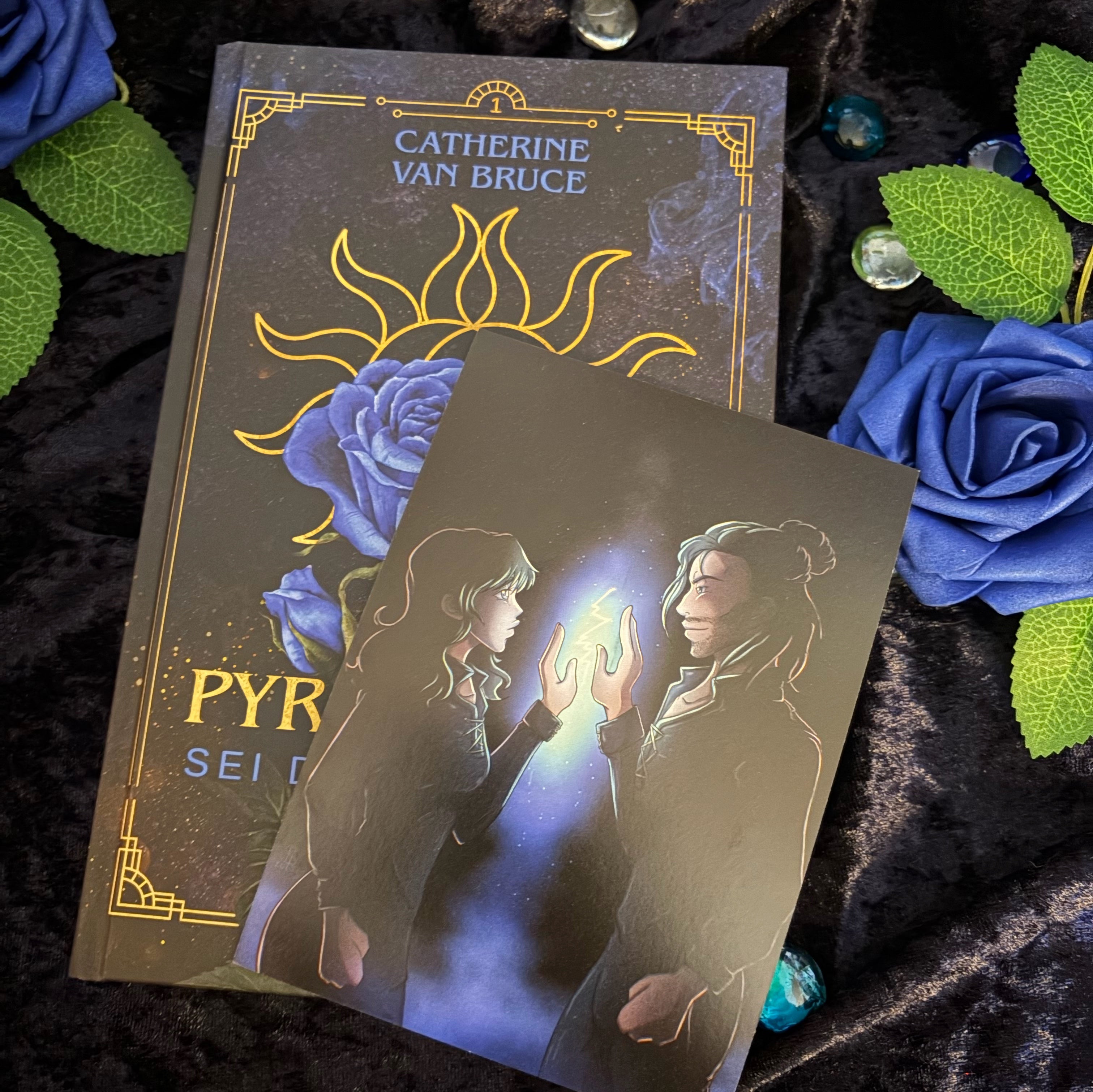 Hardcover | Band 1 | Pyrovandia - Sei deine Flamme | inkl. Charakterkarte & Page-Overlay